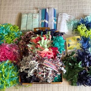 Colorful Party Tissue Fringe Garlands - Decorative large Pom Poms 12